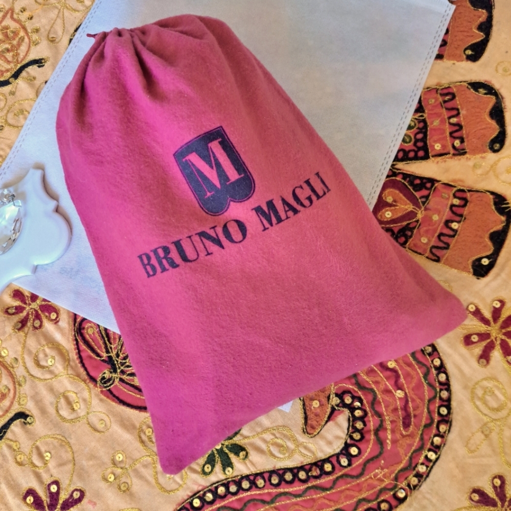 Bruno Magli Light Red Dust Bag.